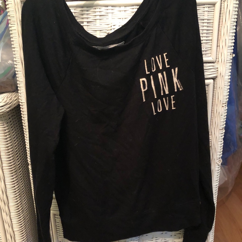 Black Pink Sweatshirt